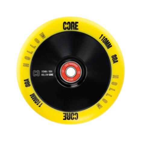 CORE Hollow Stunt Scooter Wheel V2 110mm - Yellow/Black - Pair £59.90
